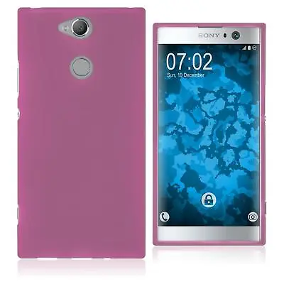 $11.63 • Buy Silicone Case For Sony Xperia XA2 Pink Matte Cover