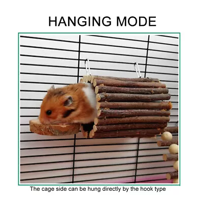 Hamster Chew Toys Hanging Tunnel Bridge Small Animals Pet Hamster Cage Toys( Nde • £6.49