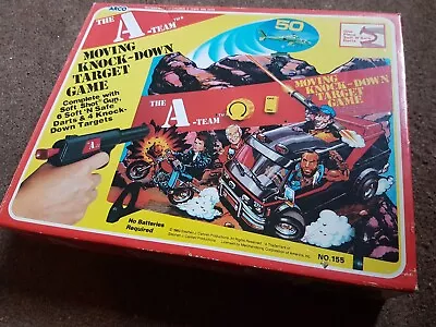 RARE Vintage ARCO The A Team Moving Knock Down Target Game NM EMPTY BOX • £12.99