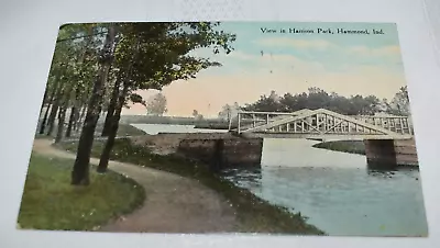 View In Harrison Park Hammond Indiana Postcard S. H. Knox & Co. Made In USA • $14.29