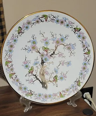 Handmade Manousakis Keramik Multicolor Floral Gold Trimmed Plate - Rodos Greece • $15