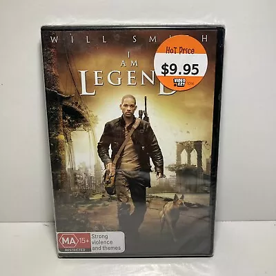 I Am Legend - Will Smith (DVD Region 4 2007) New Sealed + Free Post • $9.34