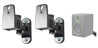 £34.29 • Buy (2) Hidden Wall Mount Swivel Brackets For Mackie CR4BT Studio Monitor Speakers
