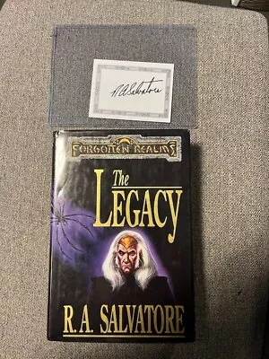 The Legacy By R. A. Salvatore With Signed Bookplate (1992 Hardcover) • $40