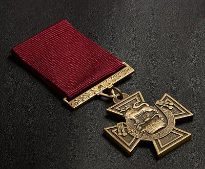 Full Size Replica Victoria Cross Medal & Ribbon. Highest Military Honour. VC • £9.99