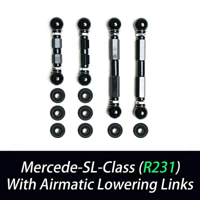 For 2013-2020 Mercedes Benz SL Adjustable Lowering Links Air Suspension Kit R231 • $129.99