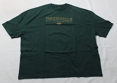 ASOS Design Men's Nashville Tennessee Oversized T-Shirt EG7 Dark Green Large NWT • $11.99