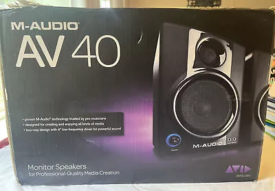 M-Audio Studiophile AV 40 Monitor Speakers Tested Complete-set • $60