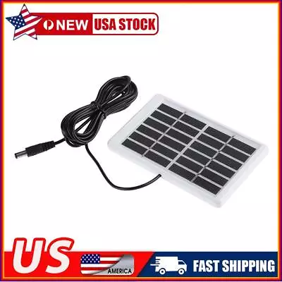 $8.53 • Buy 6V 1.2W Solar Panel Polycrystalline DC Interface Plug Cell Battery Charger