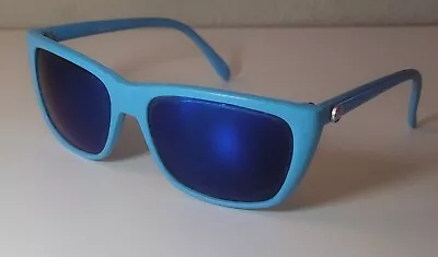 I SKI Sunglasses Blue W/ Blue Mirror Lens Vintage • $25
