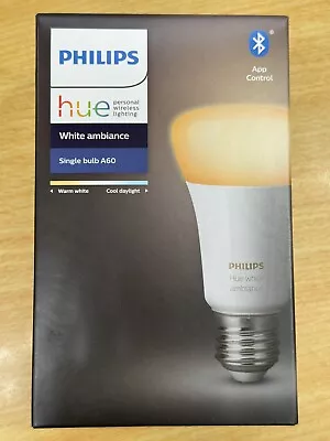 Philips Hue E27 A60 White Ambiance Bluetooth Bulb • $30