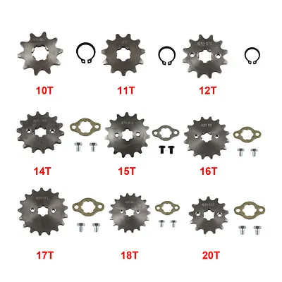 420Chain 17mm 10-18T Front Sprocket For 50 70 90 110 125 140cc ATV Pit Dirt Bike • $6.99