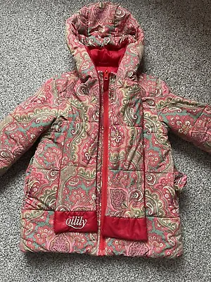 100% Genuine Gorgeous Oilily Girls Reversible Coat Age 3/4 • £10