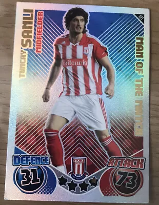 Match Attax 10/11 - Tuncay Sanli Man Of The Match - Stoke City • £3.59