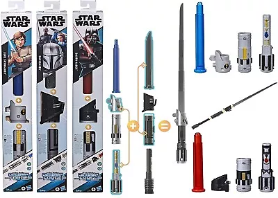 Star Wars Forge Lightsaber Darksaber Luke Skywalker Darth Vader Bladebuilder Fun • $88
