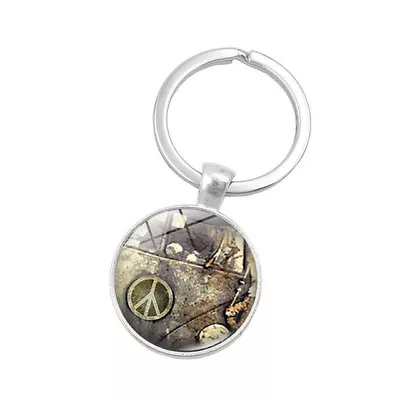 VW Kombi Cabochon Glass Keyring • $10.50