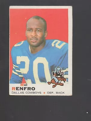 1969 Topps Football Card #254 Mel Renfro-Dallas Cowboys Ex Card • $7.25