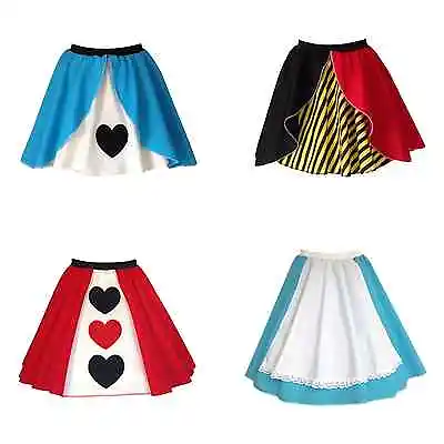 QUEEN OF HEARTS / ALICE IN WONDERLAND  Fancy Dress Skirt Outfit Costume UK MADE • £12.99