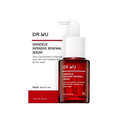 Dr. Wu Intensive Renewal Serum W/ Mandelic Acid 18% 15ml Pore Acne Treatment NIB • $29.21