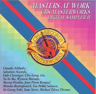 Masters At Work: CBS Masterworks Digital Sampler II By Various Artists (CD 1988 • $5.80