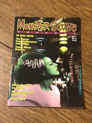 Rare 1992 Monster Scene Journal #1 • $24.99