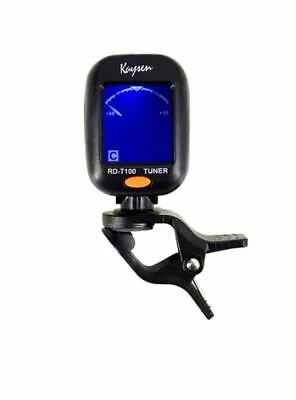 $16 • Buy Kaysen RD-T100 Clip-on Digital Tuner For Guitar, Bass, Violin, Ukulele. Black