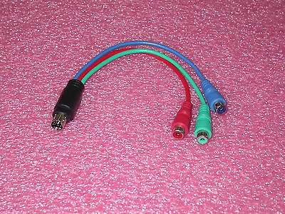 $7 • Buy ATI 9-Pin S-Video To 3 RCA Component Adapter P/N 6110017500 BRAND NEW OEM