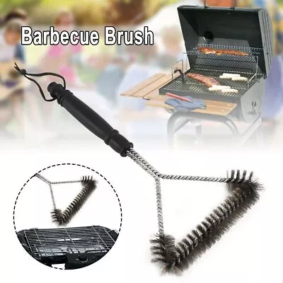 Stainless Steel Grill Brush BBQ Stove Barbecue Clean Bristles Cleaning Cleaner • $12.88