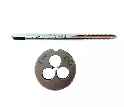 1set HSS  6-40 UN Right-hand Plug Tap And Die Thread Threading Tool • $6.99