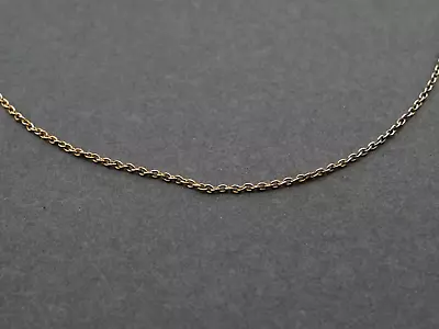 Vintage Small Gold Tone Chain Necklace Jewelry Gift Mom Daughter Grandma • $8.12