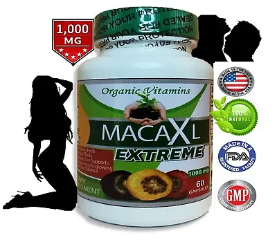 Maca Root 1000 Mg   Potency Support  Power Energy Pills Performance • $11.95