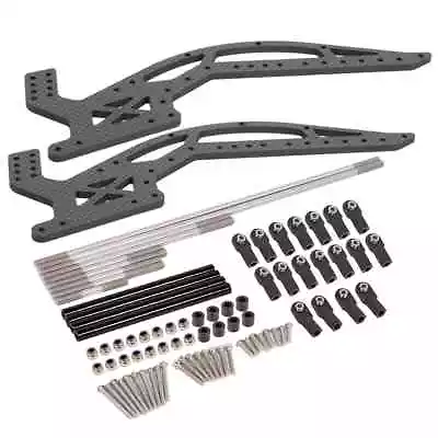 Carbon Fiber MOA Chassis Kit W/ Links For 1/10 RC Crawler Comp Builds Rigs Capra • $45.99