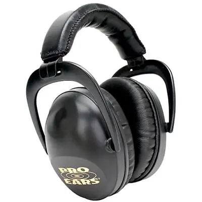 Pro Ears PEUSB Passive Headband Ultra Sleek Black Earmuffs Hearing Protection • $39.19