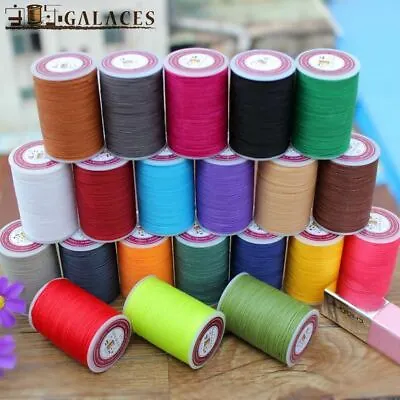 $12.41 • Buy Professional 8 Strands Waxed Lined Thread 0.7mm 85M Hand Sewing Leathercraft