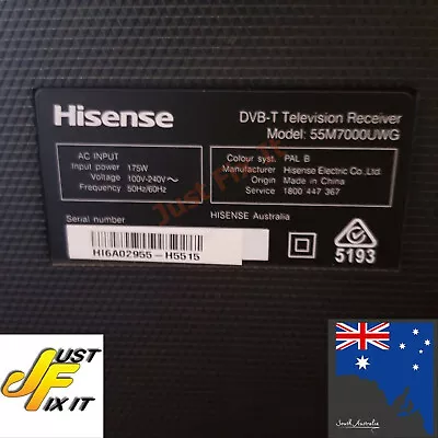 HISENSE TV PARTS 55M7000UWG Pulled Out From A Fully Functional TV • $50