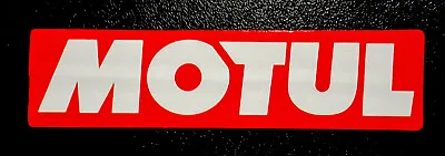 Motul Motor Oil Racing Sticker.  *Glossy*Finish Size: 3.5”x1” Self Adhesive • $2.79