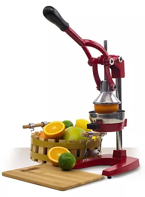 Heavy Duty Press Orange Comercial Manual Citrus Juicer Fruit Juice Extractor Red • $59.99