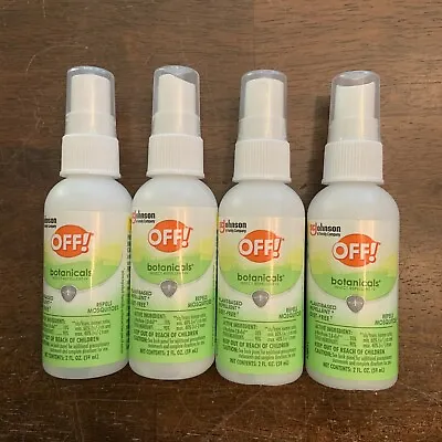 Off! Botanicals Plant Based Repellent Deet Free Spray Bottle 2oz (Lot Of 4) • $11.95