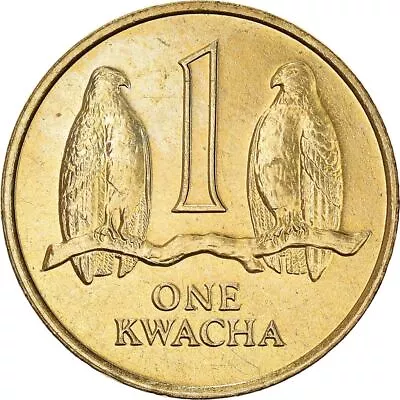 Zambia 1 Kwacha Coin | Taita Falcons | 1992 • $3.12