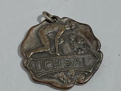 Vintage U.C.H.S.A.L. Sterling Shot Put Medal 16grams Sports • $24.99