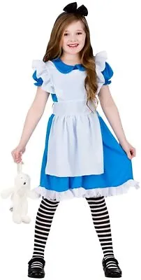 £14.95 • Buy Girls Alice In Wonderland Costume Book Day Fancy Dress Outfit Party
