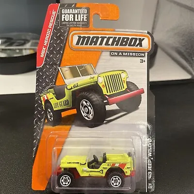 2014 Matchbox MBX Heroic Rescue ‘43 Jeep Willys #94 • $5