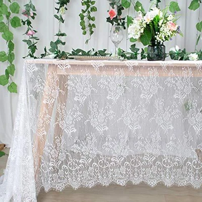 $20.75 • Buy Lace Tablecloth Vintage Lace Tablecloth Rectangle Lace Table Cover