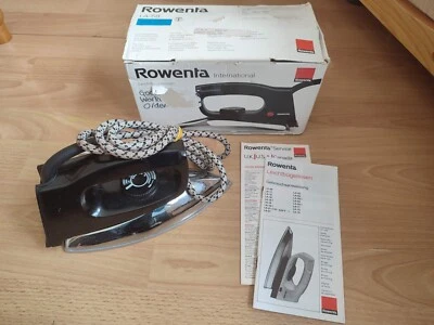 £39.99 • Buy Retro Vintage Rowenta Dry Iron LA-58 - 1200W - Boxed - Working 