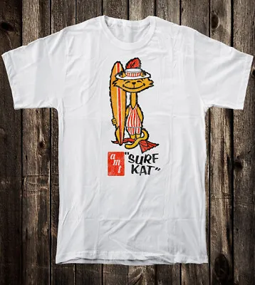 Hot Rod T Shirt 100% Cotton Vtg Art Speed Shop AMT Model Kit Surf Cat • $24.99