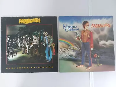 Marillion - Misplaced Childhood Clutching At Straws - X2 Vinyl LPs • £25