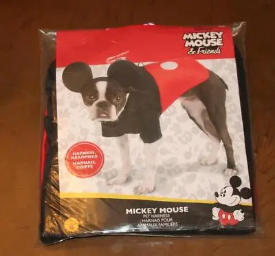 Rubie's DISNEY Mickey Mouse Harness Dog Pet Costume XL NEW Red Black Chest: 27  • $13.17