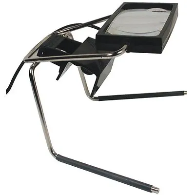 Bausch & Lomb Illuminated Stand 2 X4  2X Magnifier With 5X Inset 81-34-80 • $19.75