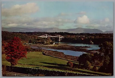 Menai Strait And Snowdonia  Wales Postcard • £5