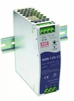 MEAN WELL Power Supply Silver - WDR-120-24 • $69.95